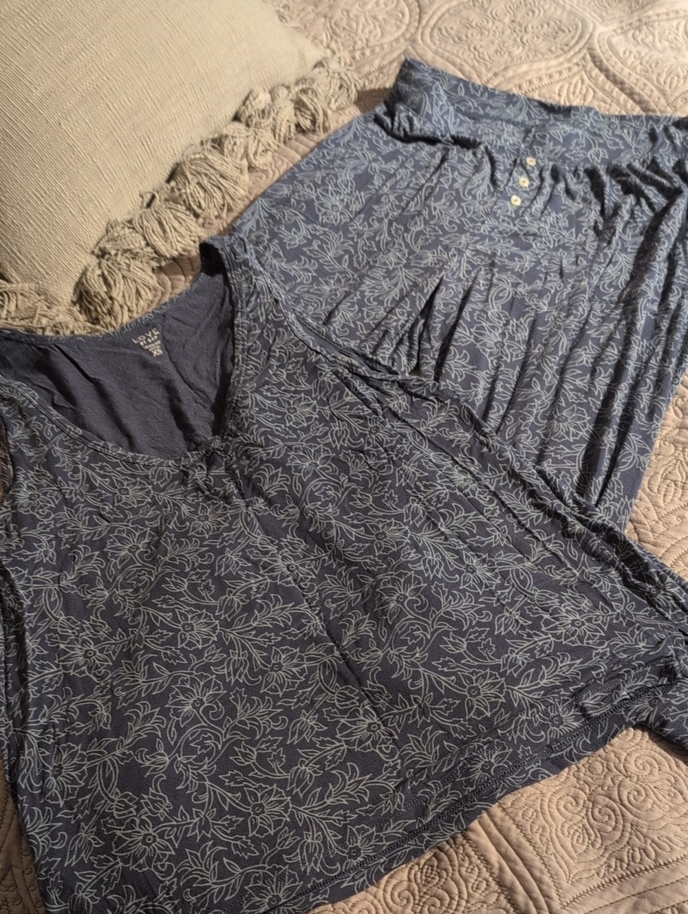 GAP Navy Floral Summer 🏝️ Sleep Set Xs